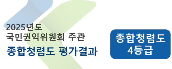 종합청렴도 평가결과